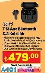 T13 ANC BLUETOOTH KULAKLIK T13 ANC BLUETOOTH KULAKLIK